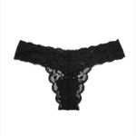 BLACK,lace string panty-01