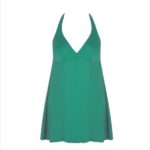GREEN COLOR THIN SPONGE COATED SWIMWEAR-02