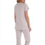 POWDER-WHITE PATTERNED CAPRI SET-02